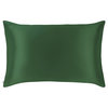 Slip Queen/Standard Silk Pillowcase Moss Green