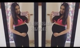 36 WEEKS PREGNANCY VLOG/UPDATE - Depression? Complications? My Baby Shower and Belly shot!