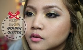 HOLIDAY MAKEUP 2014 - GOLDEN GLITTER | vaniitydoll