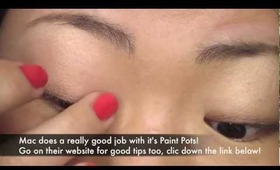 Mac Paint Pot Rubenesque and Bare Study makeup tutorial for Asian Monolid