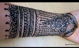 FINE HENNA MEHNDI TATTOO DESIGN WRIST DESIGN :How To do Mehndi Designs