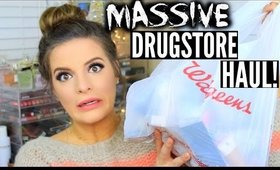 MASSIVE DRUGSTORE MAKEUP HAUL! Review & Swatches! | Casey Holmes