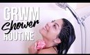 GRWM GET UNREADY WITH ME : MY SHOWER ROUTINE & NATURAL HAIR ROUTINE  + PRODUCTS | SCCASTANEDA