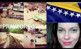 Current Events & Eye Makeup Look - Floods in Bosnia