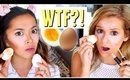 Using Hard Boiled Eggs To Apply Makeup with Sylvia Gani (lmao extreme cringe)