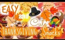 Easy & Cute Thanksgiving Treats/Snacks♡