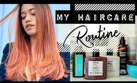 MY HAIRCARE ROUTINE FOR COLOURED HAIR & MANAGING DRYNESS *VERY CHATTY & IN-DEPTH*