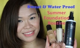 夏の崩れないベースメイク Summer Sweat & Water Proof Foundation Routine