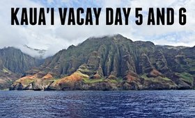 KAUA'I DAY 5 & 6: ZIPLINE & NA PALI COAST BOAT TOUR | WANDERLUSTYLE VLOG