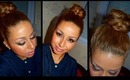 Chignon plaqué et torsadé facile, rapide et classe / Coiffure idéal sur cheveux longs et bouclés