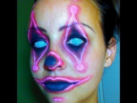 Halloween Series 2017: Neon Clown Makeup Tutorial | Melissa B. Video ...