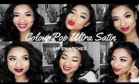 ColourPop Ultra Satin Lip Swatches