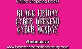 Online Shopping Tips & Tricks for Black Friday- Cyber Weekend- Cyber Monday