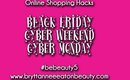 Online Shopping Tips & Tricks for Black Friday- Cyber Weekend- Cyber Monday