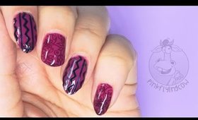 Chevron & Floral nail art + Haul ft.  Bornprettystore ✩ PinkFlyingCow