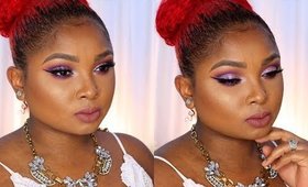 #TB Drug store Holiday Makeup tutorial - Queenii Rozenblad