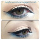 Simple Cat Eye with blue 