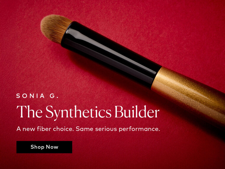 After years of exploring synthetic fibers on and off, Sonia G.’s first-ever synthetic brush is here. Shop it now on Beautylish.com