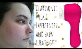 Clarisonic Skin Purging Week 1