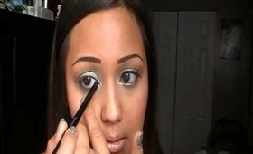 Makeup Tutorial- Teal and Gold Requested by Reena12320
