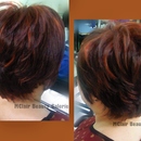 Fusion Of Short Layer And Bob Cutting With Some Color Highlight