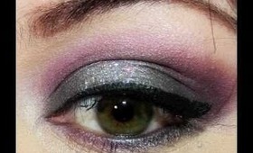 Grey & Purple Smokey Eye