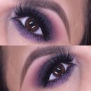 Purple smoky eye
