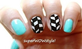 Nail Art Tutorial_ Geometric Design | Nail Art SuperWowStyle