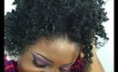 Natural Hair Style with Hicks Edges