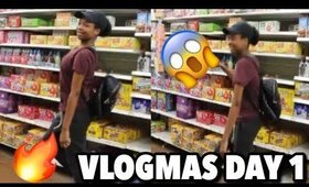 SHOOT DANCE TUTORIAL IN  WALMART + OMEGA PSI PHI PROBATE | VLOGMAS DAY1