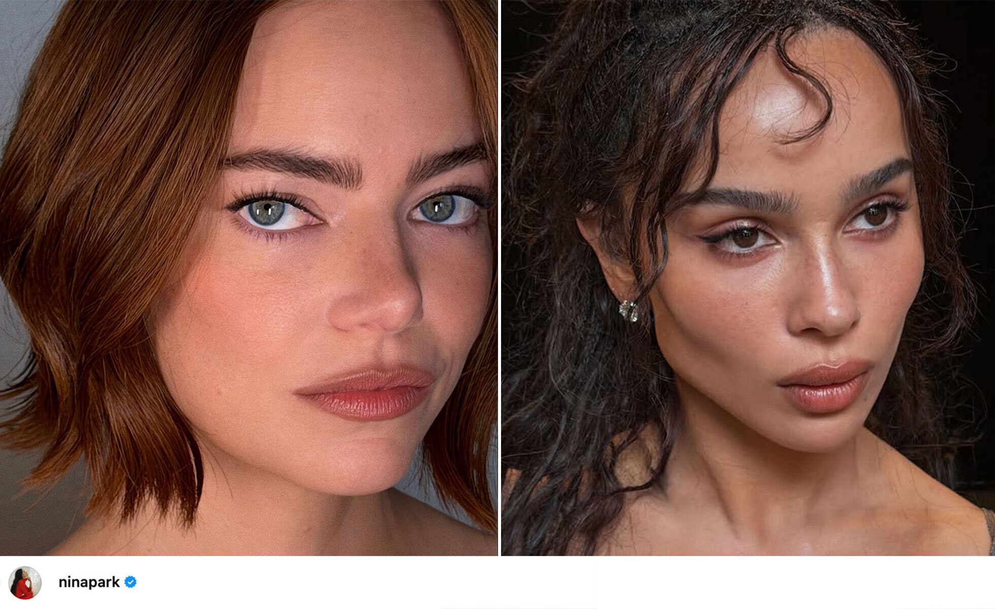 Emma Stone and Zoe Kravitz by Nina Park, via @ninapark on Instagram Emma Stone and Zoe Kravitz by Nina Park, via @ninapark on Instagram