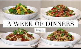 A Week of Dinners #3 (Vegan/Plant-Based) | JessBeautician