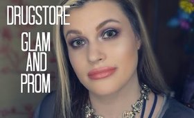 Drugstore Prom or  Glam Tutorial Plum Smokey Eye