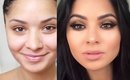 Gold Glam Makeup | Full Face Tutorial