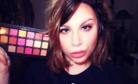 Huda Beauty Rose Gold Textured Eyeshadow Palette Initial Review