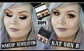 Makeup Revolution Light & Shade Palette VS Kat Von D | Dupe Tutorial