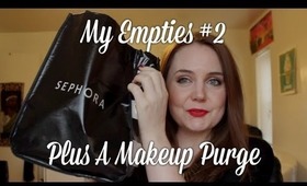 My Empties #2 Plus A Makeup Purge! | Bobbi Brown, Neutrogena, Covergirl, Revlon, Aveeno