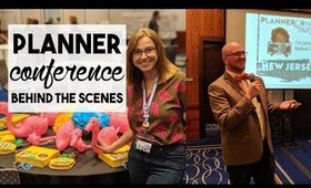 Planner Conference Behind the Scenes | PlannerCon Parties New Jersey Vlog