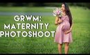 Get Ready With Me for Maternity Photoshoot + Outfit Pictures