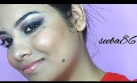 Smokey Eyes #2 | Brown & Silver | Indian Beauty Guru | Seeba86