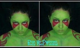 Guardians of the Galaxy Drax the Destroyer Body Paint Tutorial