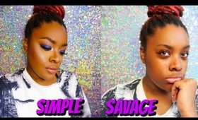 Watch Me Transform | Navy Blue Makeup Tutorial