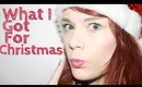 What I Got For Christmas 2012 | TheCameraLiesBeauty