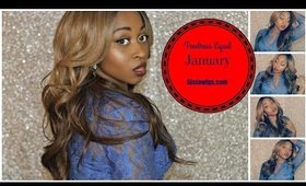 Holiday Hairstyle |  Freetress January Affordable Glam Wig Review ft MS MuffinIsMyLovers