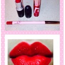 RiRi Woo lipstick, lip liner & lip glass 