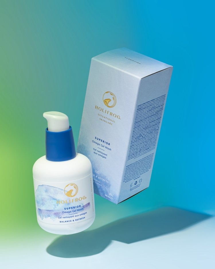 Alternate product image for Superior Omega Gel Wash shown with the description.