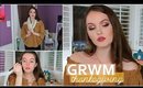 GRWM  | Thanksgiving Outfit, Hair, and Makeup 2017 ~ I am thankful for you... :)