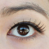 Natural brown false lashes