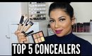 TOP 5 CONCEALERS | MissBeautyAdikt