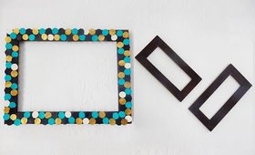DIY Empty Picture Frame Wall Art
